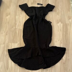 Lulu's Black High Low Dress